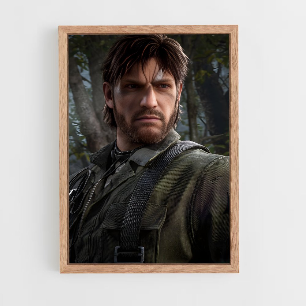 Poster Big boss – affiche Metal gear solid (vue 4)